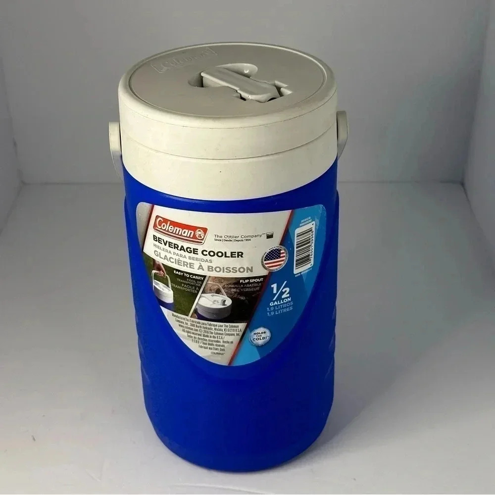 COLEMAN 1 Gallon 1/2 Liter Blue Thermozone‎ Jug Large